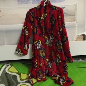 Paw patrol robe size 4T/5T